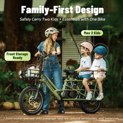 Fafrees FF20 CUV Elektro-Lastenfahrrad, 250-W-Motor, 48 V 24 Ah Fafrees FF20 CUV Elektro-Lastenfahrrad, 250-W-Motor, 48 V 24 Ah